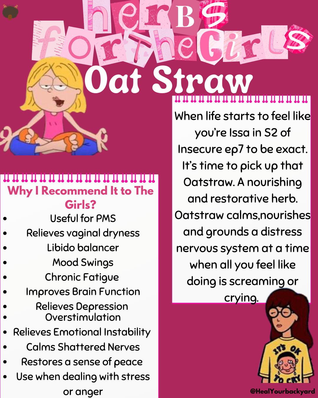 Herbs for the Girls: Oat Straw
